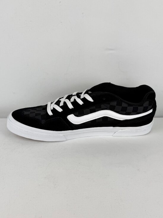 Men\'s 13 -VANS Caldrone Tonal Skate Shoes - Tonal Check Black - 500714 main image 3